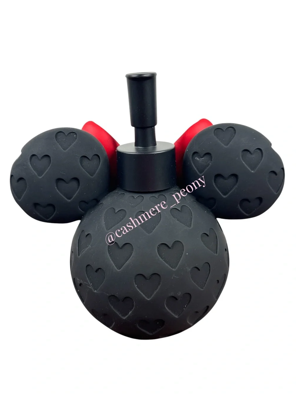 Disney Minnie Mouse Black Heart and Red Bow Soap or Lotion Pump Dispenser